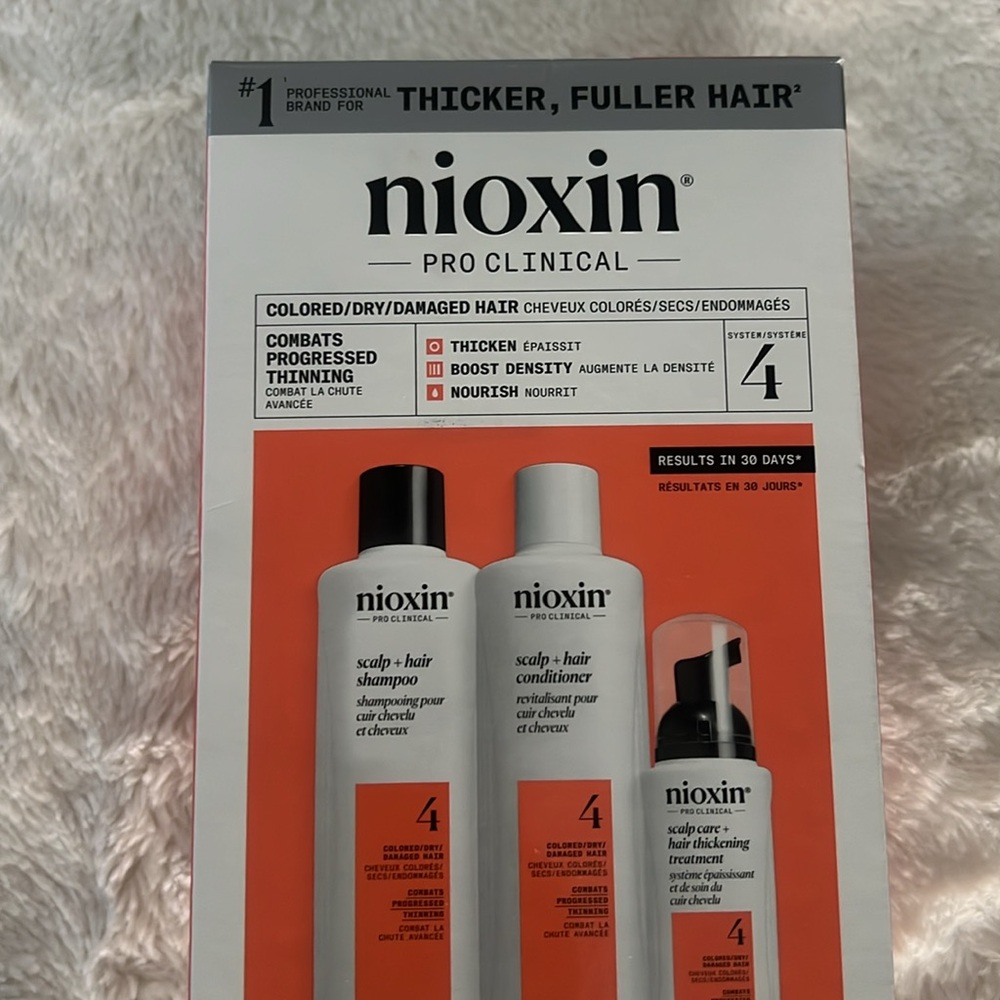 New in box NIOXIN
COLORED/DRY/DAMAGED HAIR CHEVEUX COLORÉS/SECS/ENDOMMAGÉS - Picture 4 of 17